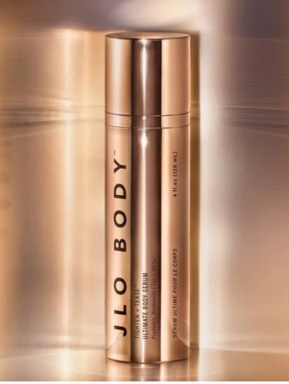 JLo Beauty Body Ultimate Tighten + Tease Body Serum Full Size 4oz SEALED